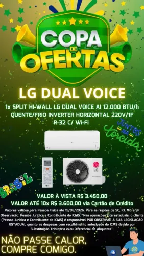 Promoção Ar condicionado excelente para deixar seu ambiente mais aconchegante