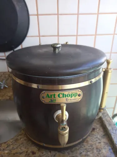 Chopeira rústica de garrafa