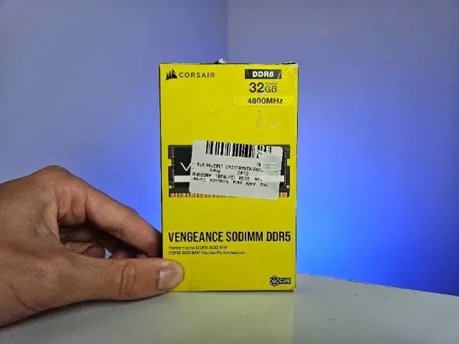 Memória RAM Notebook 32GB DDR5 4800Mhz CL40 Corsair Vengeance SODIMM 2x16GB