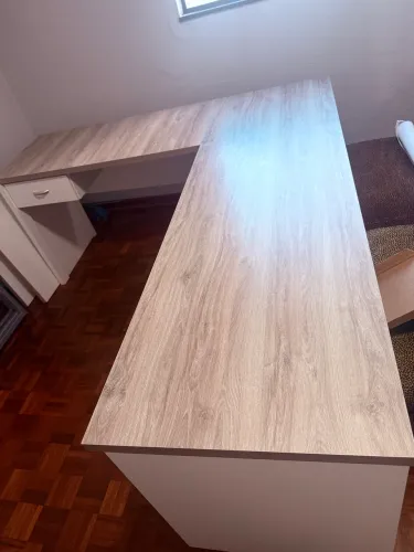 Mesa Escritorio MDF em L
