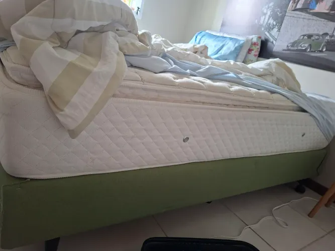 Cama Box Casal Orthocrin Classic Visco Pocket - Molas Ensacada