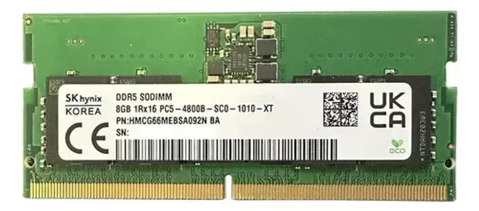 (Renz Informática) Memória Ram DDR5 1x8 8gb 4800mhz SK Hynix - Garantia