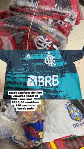 Camisetas de time variados
