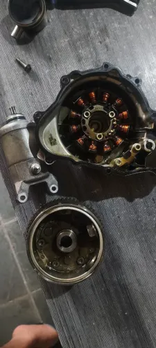 Motor de arranque estator completo 