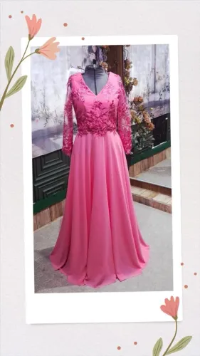 Vestido Madrinha - Rosa