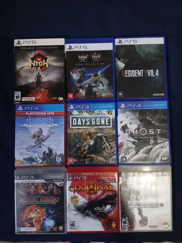 Vendo jogos de ps4 e ps5