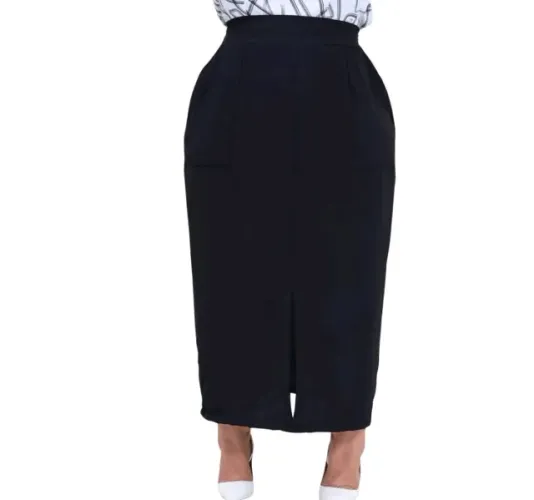 #SUPERDESAPEGO saia preta plus size midi elegante casamento trabalho dia a dia igreja
