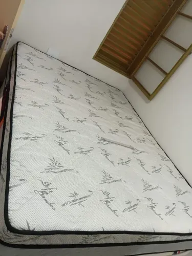 Colchão molas casal tamanho padrão
