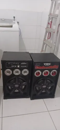2 caixas ativa passiva 500w TRC