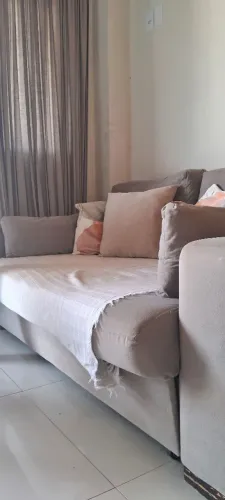 Sofá cama cinza