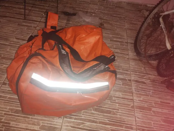 Bolsa de entregador usada 40,00