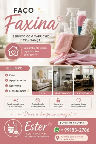 Faço faxina