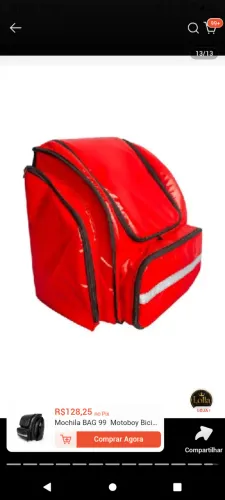 Bag para fazer entregas