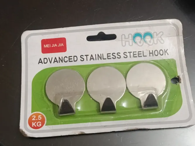 Ganchos de parede suporte em inox autocolante