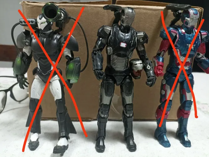 Figuras War Machine Marvel Legends Hasbro!