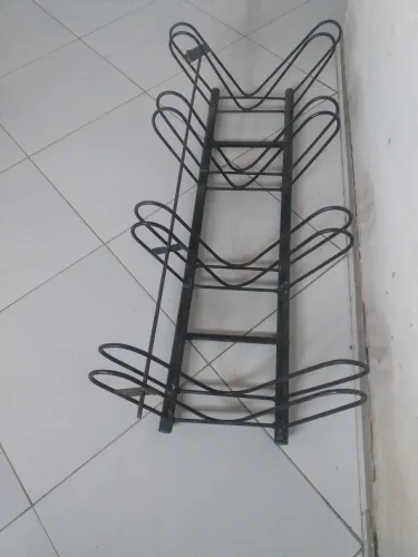 Suporte bicicletario de chão para 4 vagas