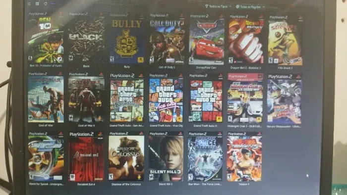 Computador com Emulador com jogos de PS2,controle xbox360,i5 9400f,gt 1030,wifi, Bluetooth