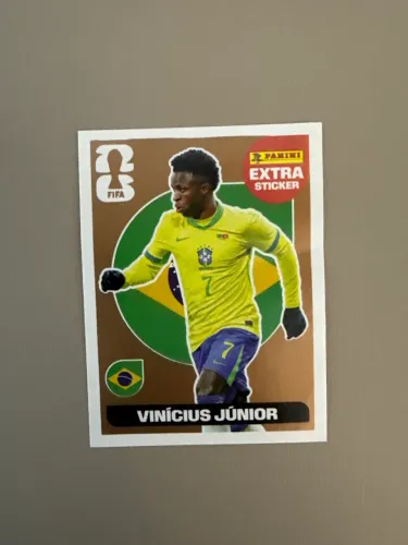Figurinha Panini Vinicius Júnior Bronze 