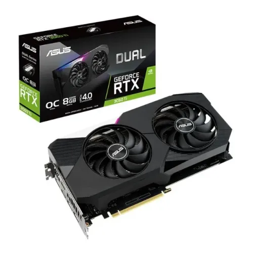 Placa de vídeo Asus RTX 3060 Ti OC Dual 8GB GDDR6 (Entrega Rápida)