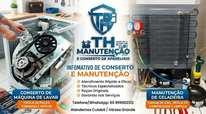 Conserto, manutenção e reparos.