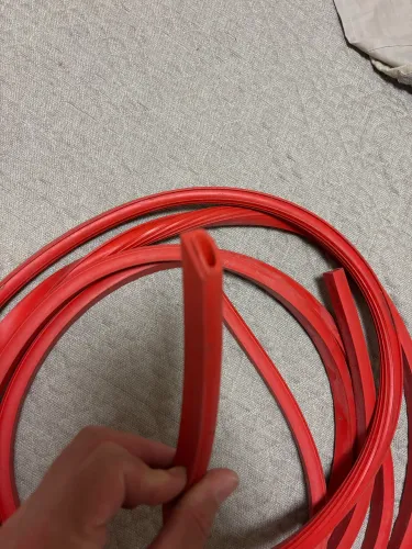 Borracha Gaxeta Silicone Tipo E para forno.