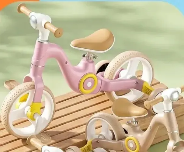 Triciclo e bicicleta de equilíbrio 2em 1