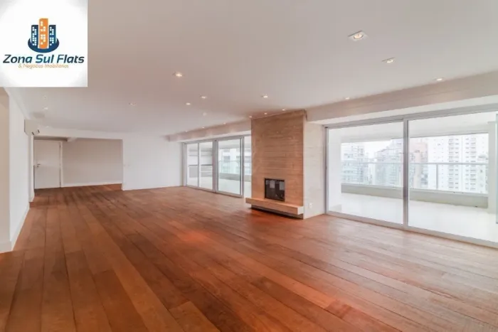 Apartamento Alto Padrão à Venda Em Moema Com 3 Suítes e 4 Vagas - Varanda Gourmet - Andar 