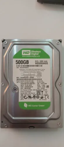 HD WD 500GB - PARA COMPUTADOR E DVRS FUNCIONANDO 100%
