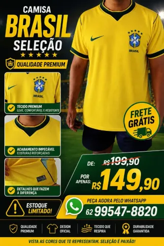 Camisa Torcedor Nacional Seleção 