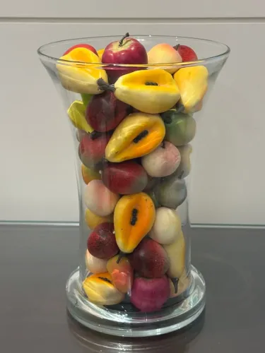 Vaso Decorativo + Mix de Frutas
