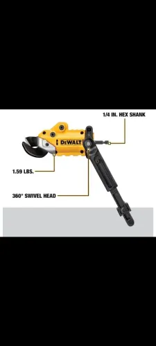 Dewalt Tesoura para Chapa Impact Connect