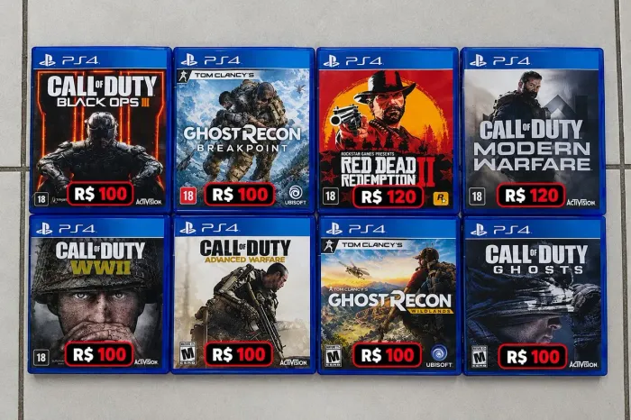 Jogos De Ps4 a Venda