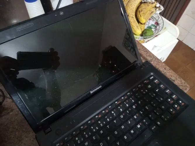 Notebook Sucata Lenovo aceita cartão