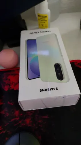 Galaxy a36 verde novo 