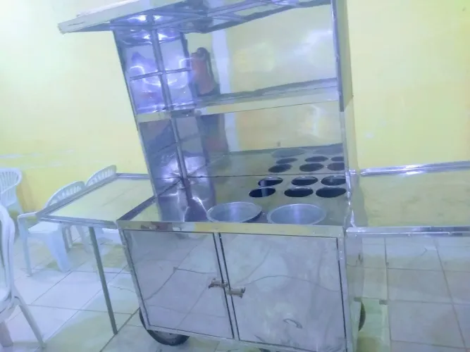 Carrinho de inox