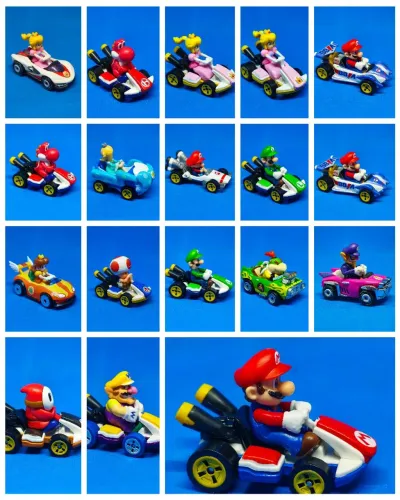 Miniaturas Mario kart hotwheels