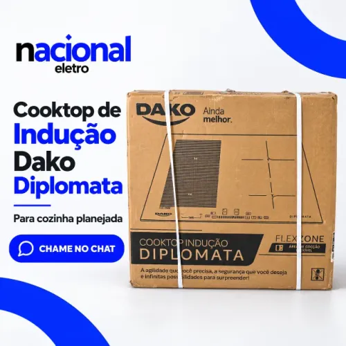 Cooktop de Indução Dako Fogão Elétrico para Cozinha Planejada