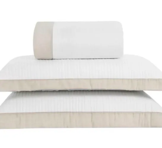 Colcha casal Home Style com porta travesseiro