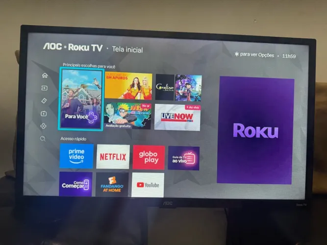 Smart Tv AOC Roku 32 polegadas