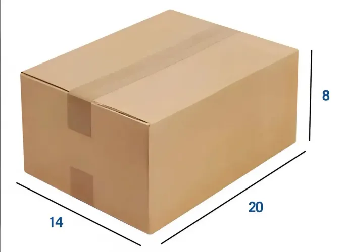 Kit 50 Caixas Papelão Pequenas Para Correios 20x14x8