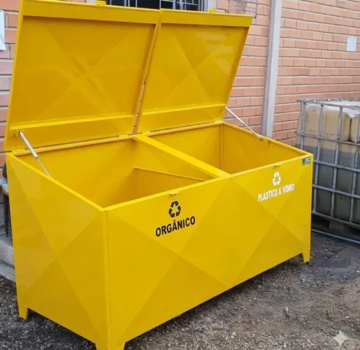 Lixeira 2.500lts. Excelente para condomínios supermercados shopping 