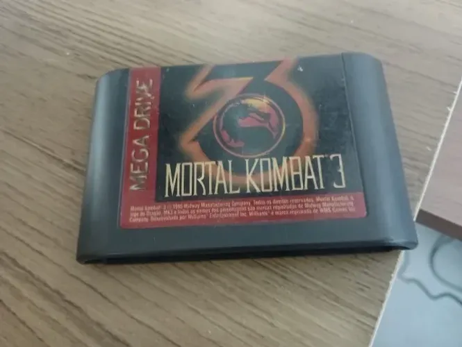 CARTUCHO MORTAL KOMBAT 3 - MEGA DRIVE - ORIGINAL