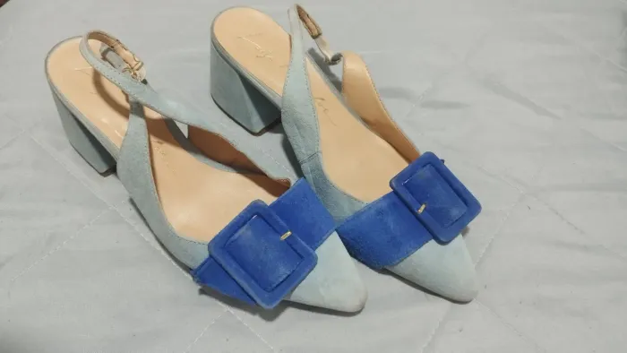 Sapato scarpin salto bloco 37 LUIZA BARCELOS 