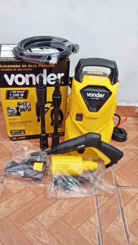 Lavadora de Alta Pressão Vonder Potência 1200w Com Acessórios + Entrega gratis