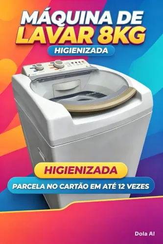 VENDE-SE MÁQUINA DE LAVAR ROUPA ? BRASTEMP CAPACIDADE 8 KG?