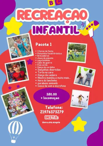 Recreaçao de festa infantil