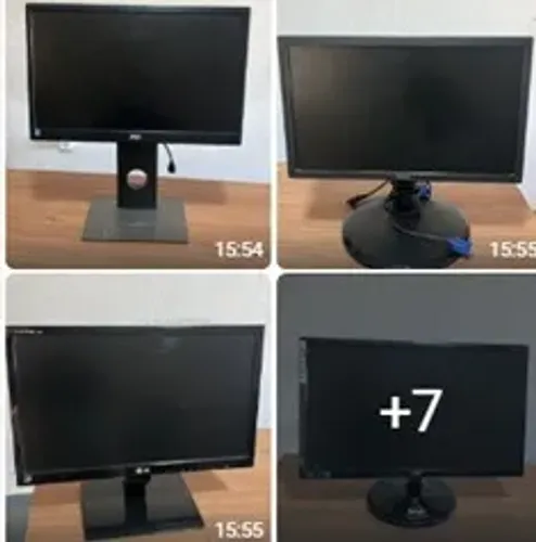 Monitores 15 e 17 polegadas diversas marcas.