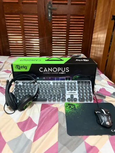 KIT GAMER ELG CANOPUS 4 EM 1 - R$290,00