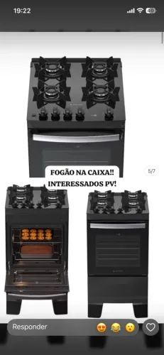 FOGÃO ZERO NEM TIREI DA CAIXA !!