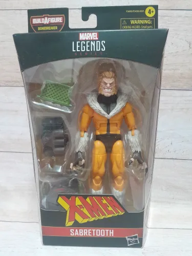 Boneco Marvel Legends Dentes de Sabre Lacrado 